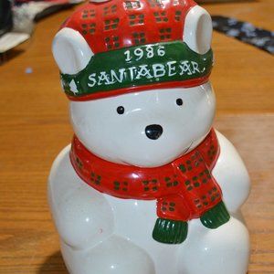 1986 christmas cookie jar